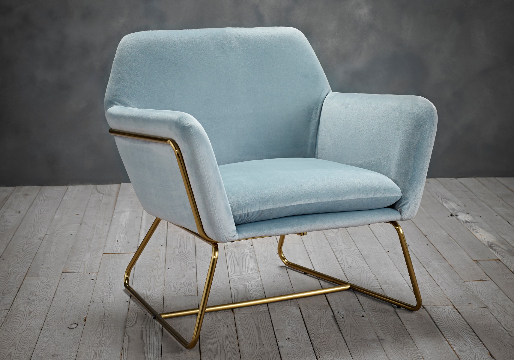 Blue armchair