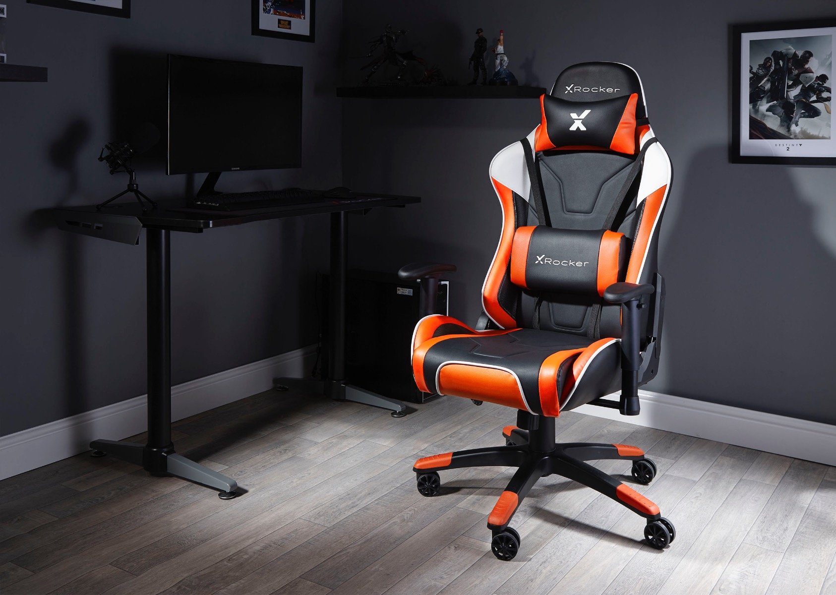 Orange gaming chair