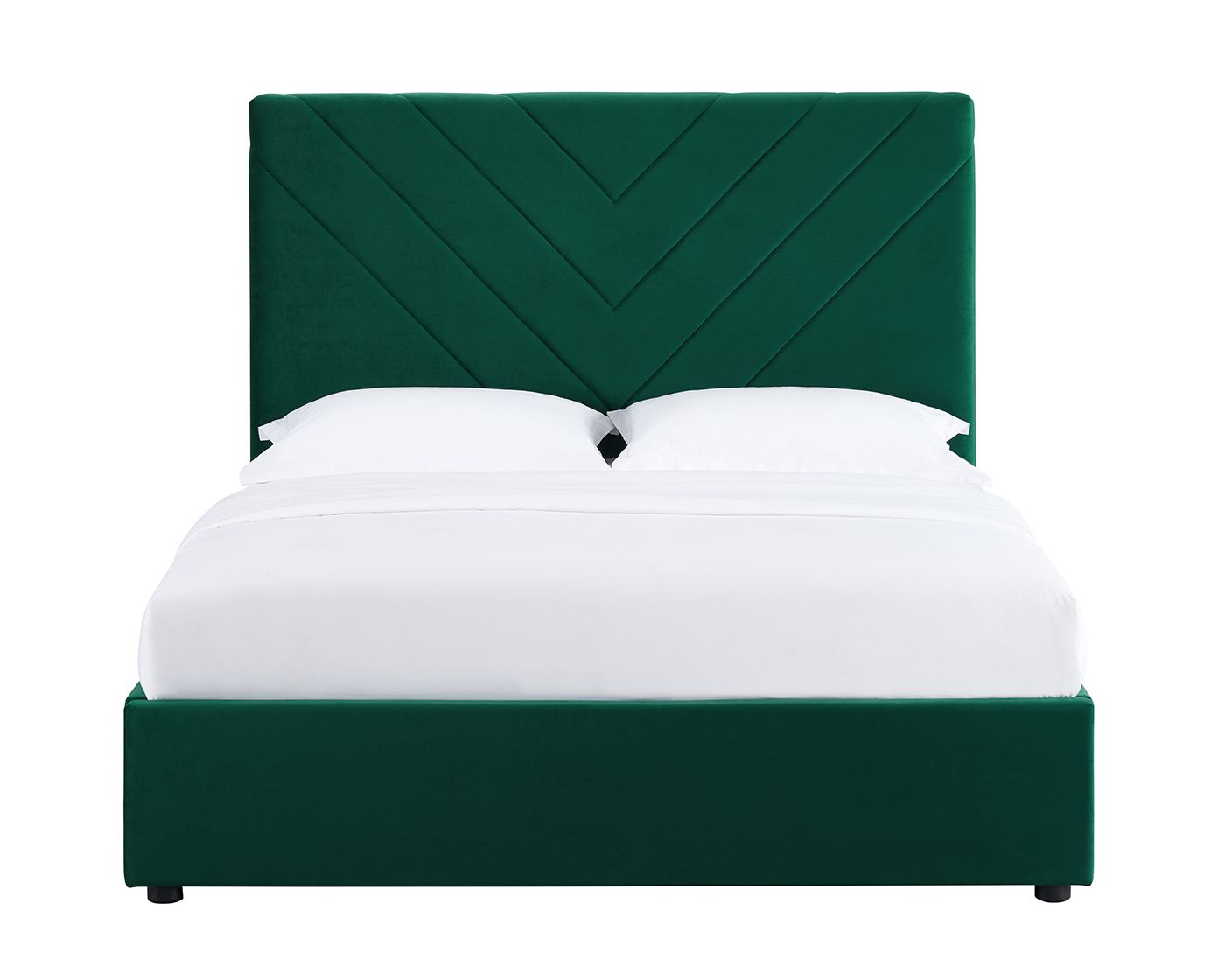 LPD Islington Green Fabric Bed Frame