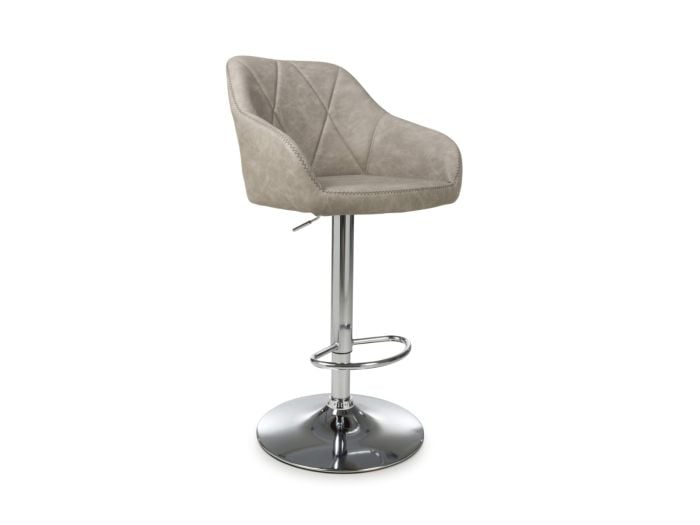 Flair Serena Leather Effect Bar Stool (Pair)