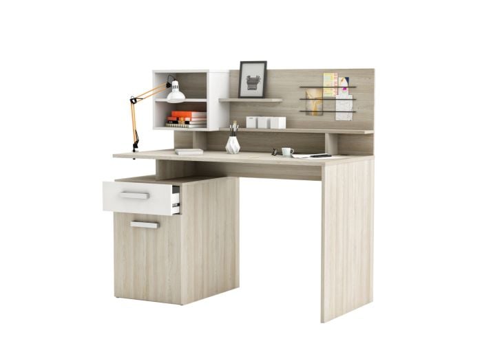 Flair Malicia Desk Oak/White