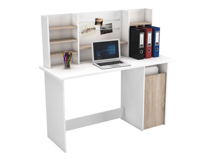 Flair Ambre Office Desk Oak/White