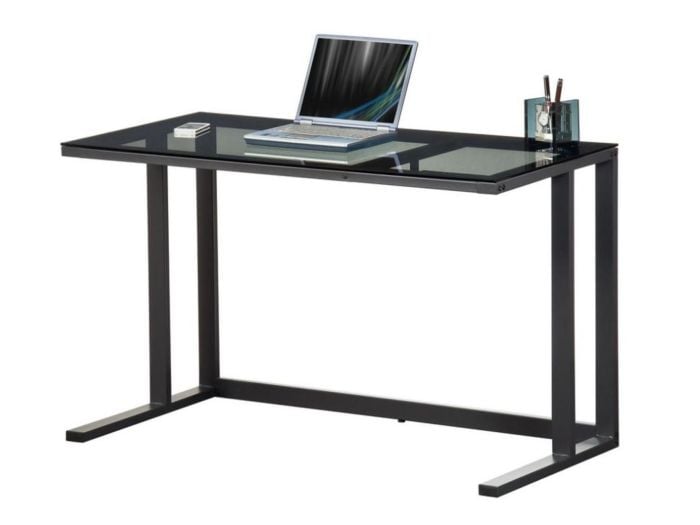 Alphason Air Smoked Glass Desk
