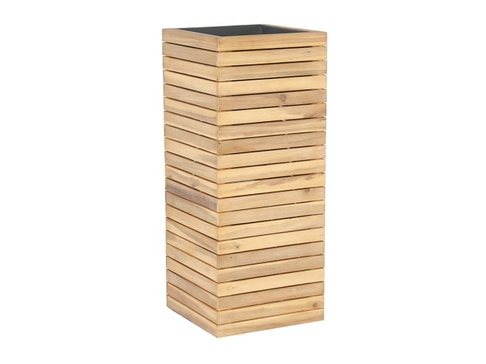 Maze Bali Large Planter - Acacia Wood