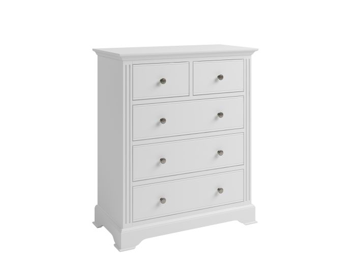 Snooze White Wooden 2 Over 3 Chest
