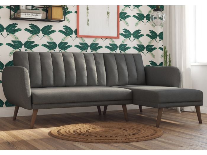 Dorel Brittany Sectional Sofa Bed