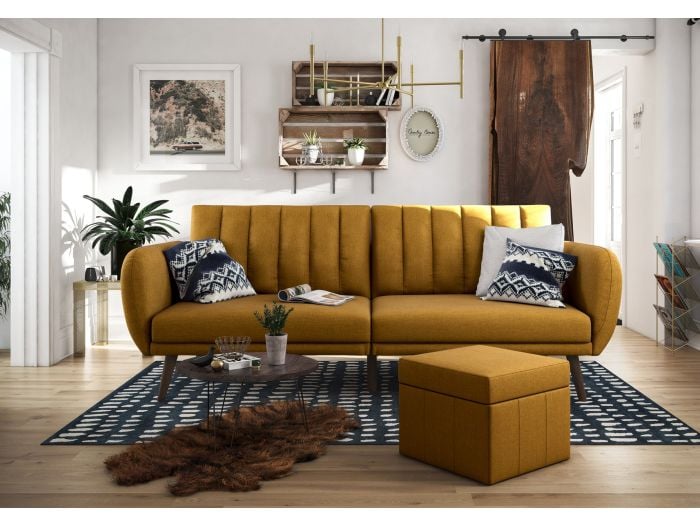 Dorel Brittany 2 Seater Sofa Bed