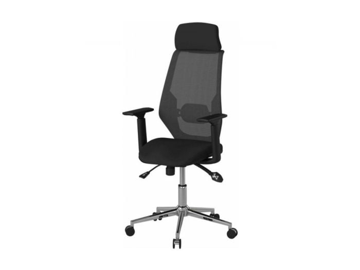 Alphason Clifton Black Mesh Fabric Office Chair