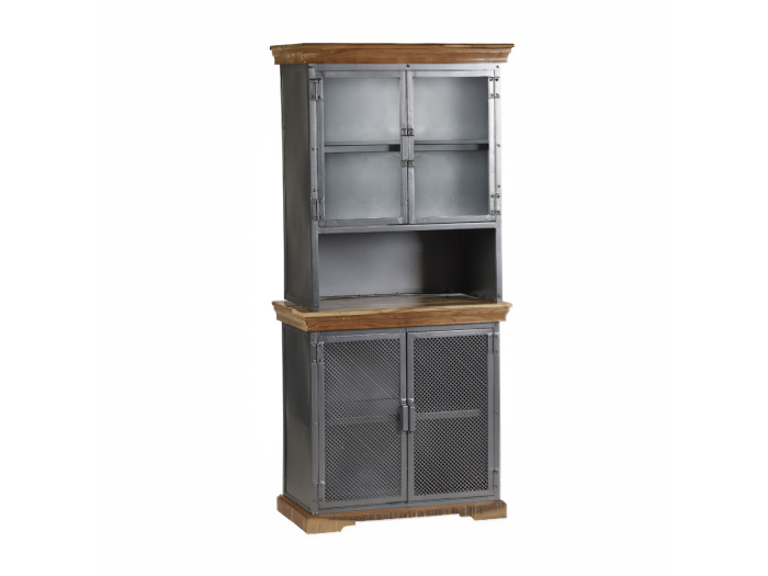 Indian Hub Metropolis Industrial Sideboard Hutch