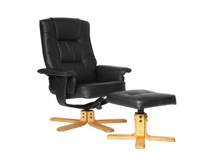 Alphason Drake Reclining Chair with Footstool Set
