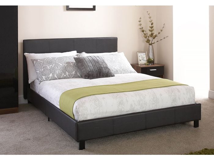 GFW Faux Leather Bed In A Box
