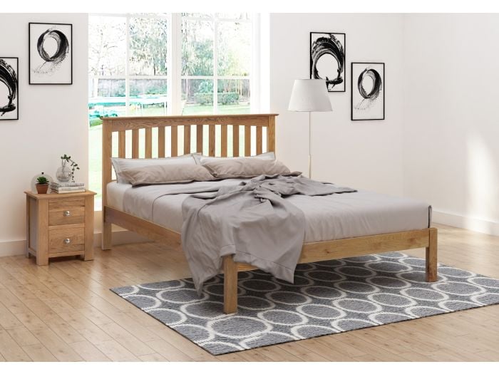 Flintshire Furniture Gladstone Solid Oak Bed Frame