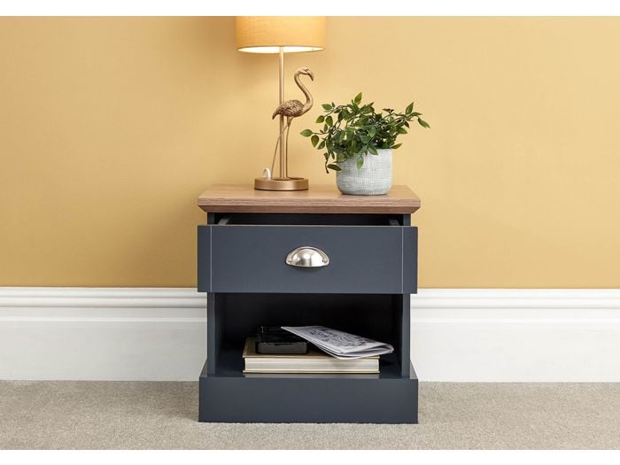 GFW Kendal 1 Drawer Bedside Table
