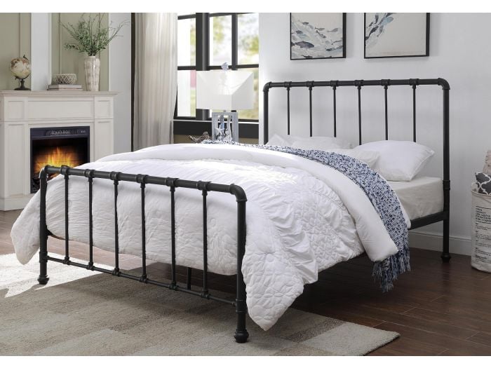 Flintshire Furniture Kinnerton Black Metal Bed Frame