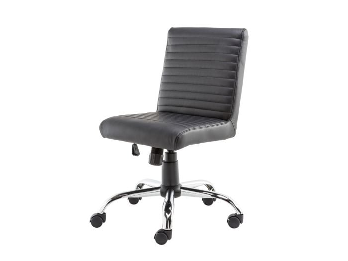 Alphason Lane Black Faux Leather Office Chair
