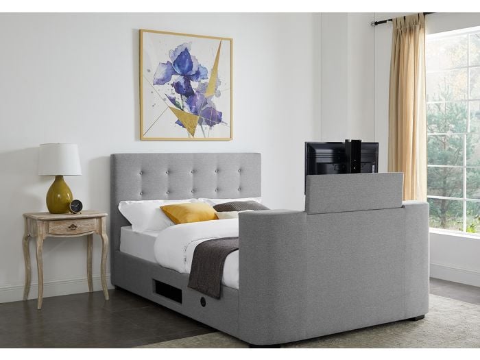 LPD Mayfair Fabric TV Bed Frame
