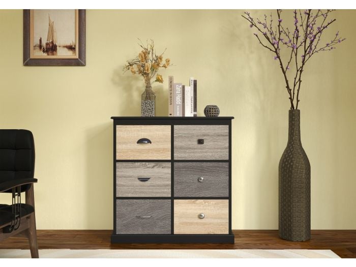 Dorel Mercer 6 Door Storage Cabinet