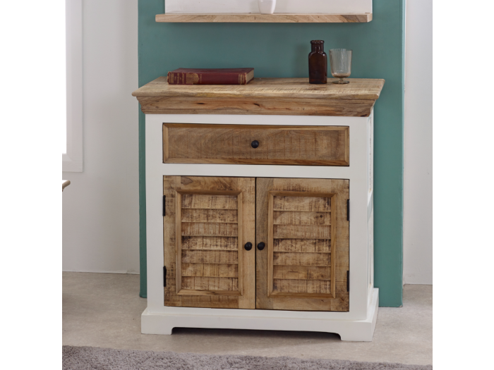 Indian Hub Alfie Wood Sideboard - 1 Drawer & 2 Doors