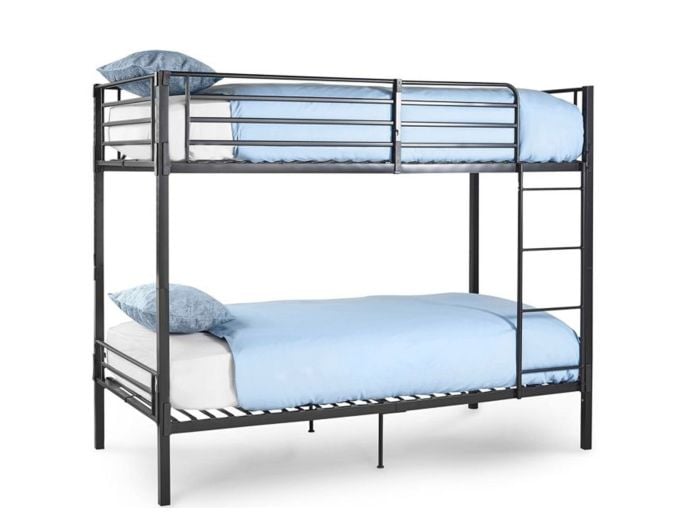 Wholesale Beds No Bolt Grey Split Bunk Bed
