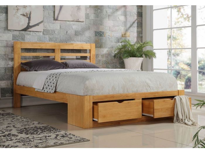 Flintshire Furniture New Bretton Wooden Bed Frame
