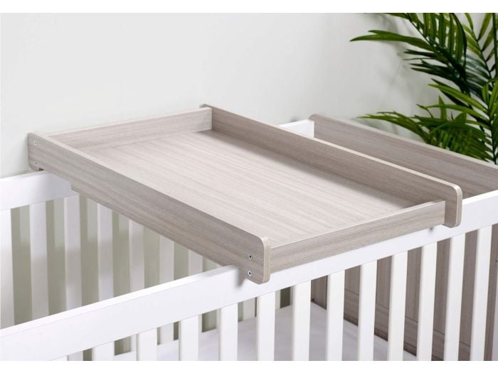 Ickle Bubba Pembrey Cot Top Changer fits most standard 120 x 60cm and 140 x 70cm cots ash grey colour