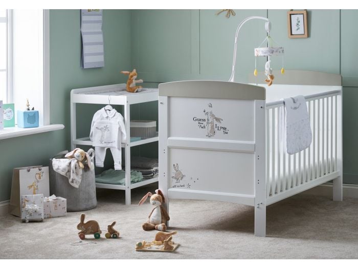 Obaby Grace Inspire Cot Bed - Guess - Scribble
