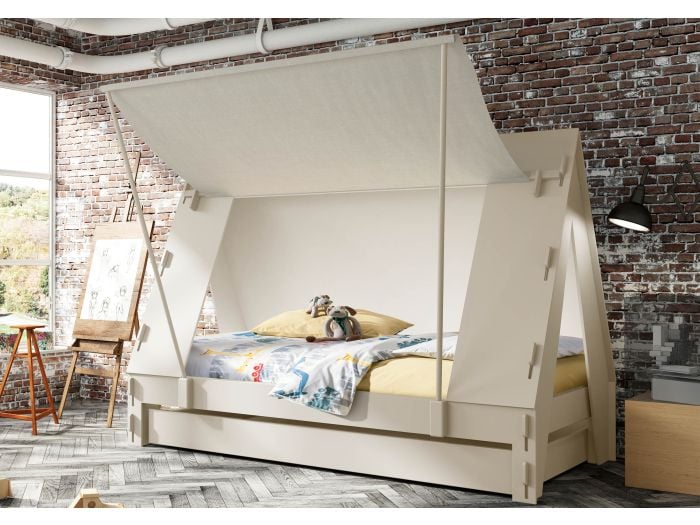 Mathy By Bols Tent Cabin Bed With Trundle Drawer
