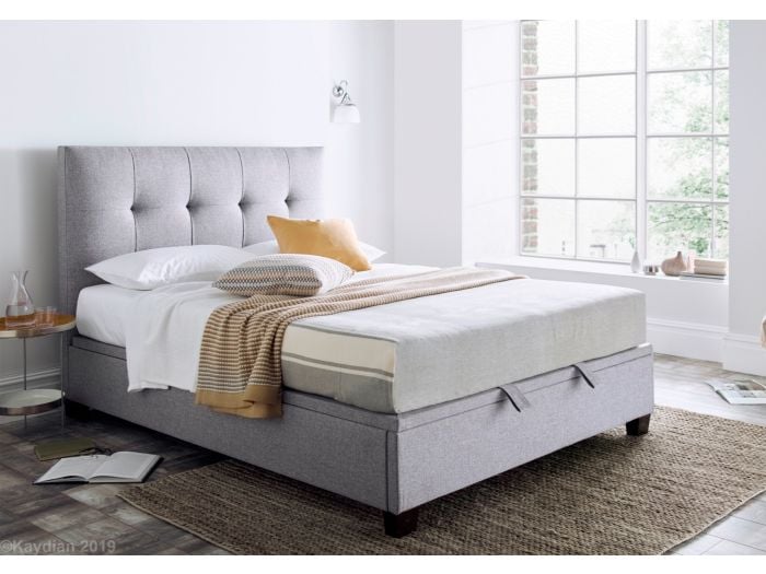 Kaydian Walkworth Ottoman Bed Frame in Marbella Grey
