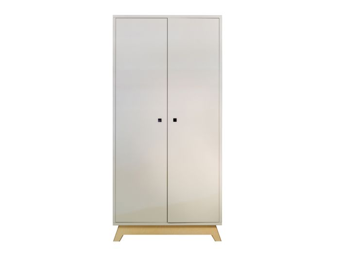 Mathy by Bols Madavin 2 Door Wardrobe with Natural Legs 