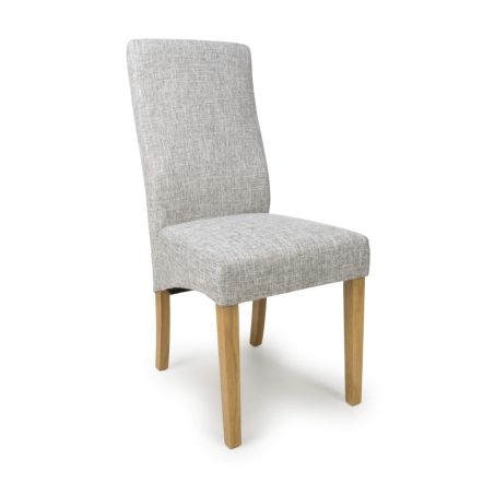 Flair Bailey Grey Weave Dining Chair (Pair)