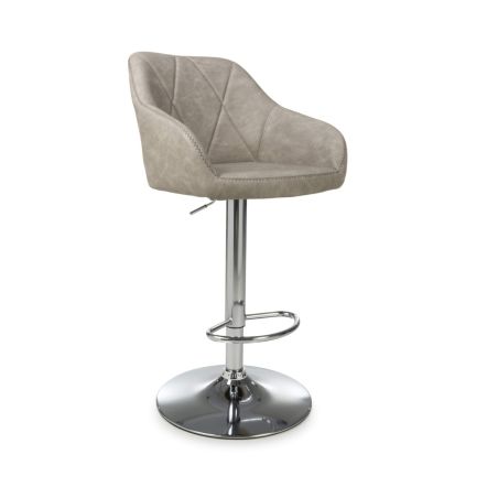 Flair Serena Leather Effect Bar Stool (Pair)