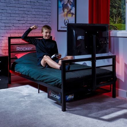 X Rocker Basecamp Single TV Gaming Bed