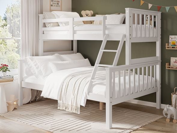 Flair Casey Triple Bunk Bed White