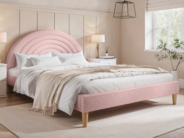 Flair Ava Boucle Double Bed