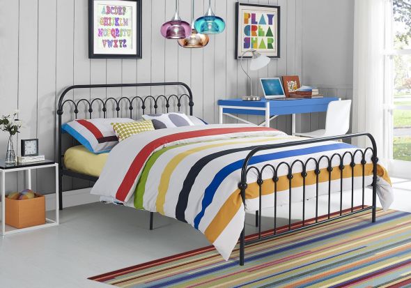 Novogratz Bright Pop Metal Bed Double