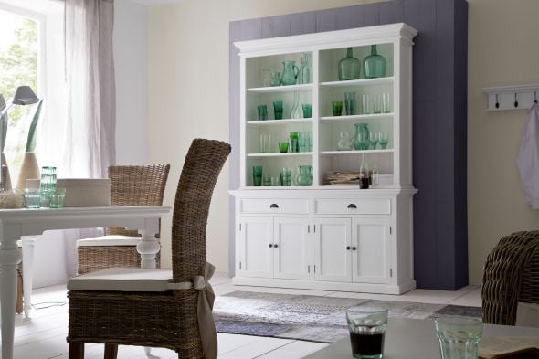 Nova Solo Halifax Hutch Bookcase Unit
