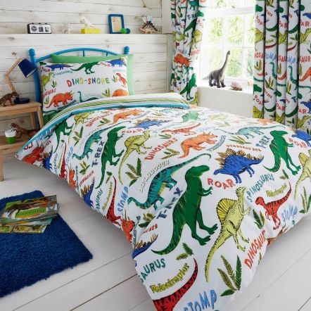 Happy Linen Co Dino-Snore Dinosaur Bedding