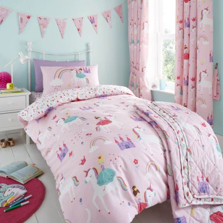 Happy Linen Co Castle Unicorn Bedding