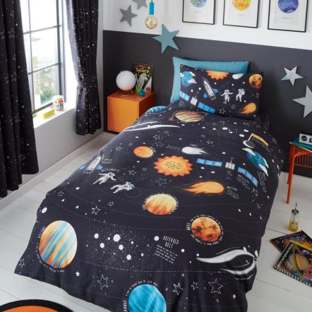 Happy Linen Co Solar System Space Bedding