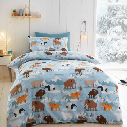 Happy Linen Co Ice Explorer Flannel Bedding