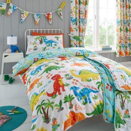 Happy Linen Co Dinky Dinosaur Bedding