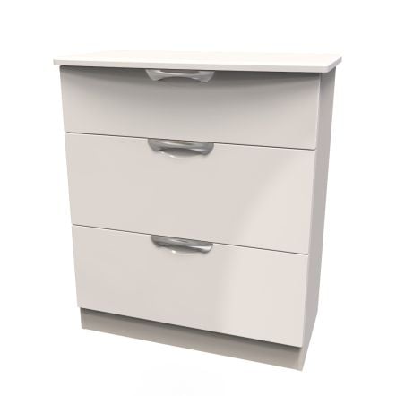 Welcome Furniture Camden 3 Drawer Deep Chest - Kashmir Gloss