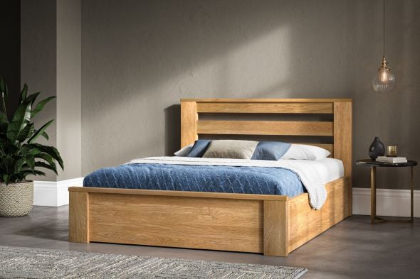 Emporia Beds Charnwood Solid Oak Ottoman
