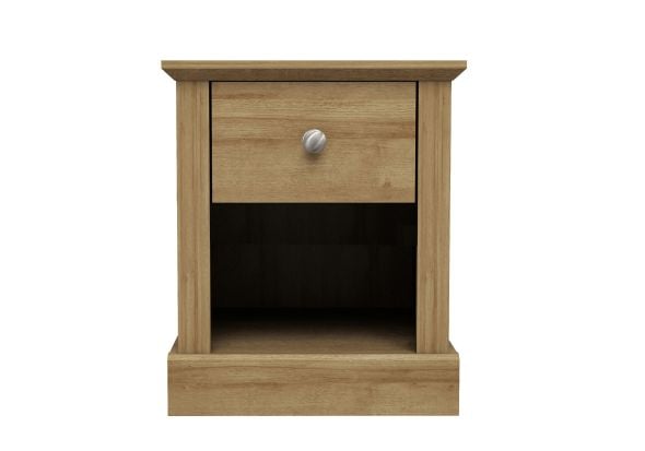 LPD Devon 1 Drawer Oak Lamp Table
