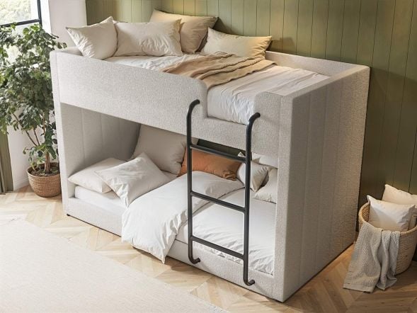 Flair Eden Beige Boucle Bunk Bed