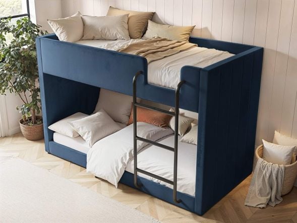 Flair Eden Velvet Bunk Bed