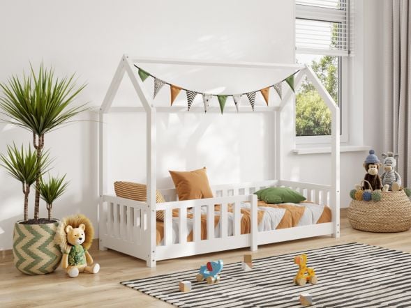 Flair Explorer Playhouse Bed White Shorty