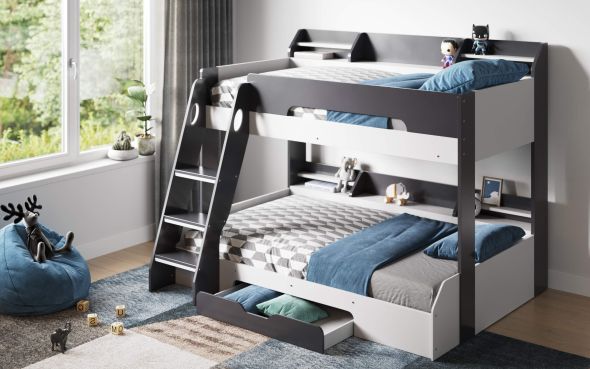 Flair Flick Triple Bunk Bed With Storage