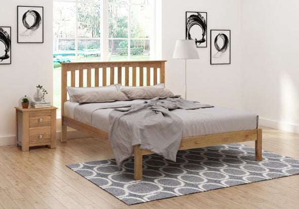 Flintshire Furniture Gladstone Solid Oak Bed Frame