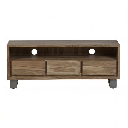 Indian Hub Baltic Live Edge Media Unit